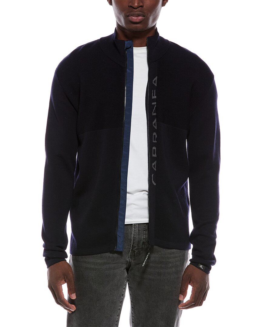 Capranea Titlis Full Zip Wool Mock Neck Sweater