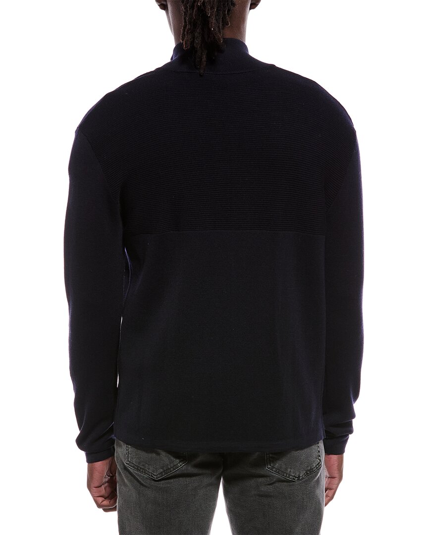 Capranea Titlis Full Zip Wool Mock Neck Sweater