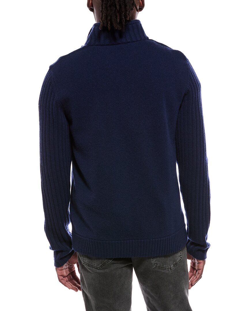 Capranea Jatz Full Zip Wool Mock Neck Sweater