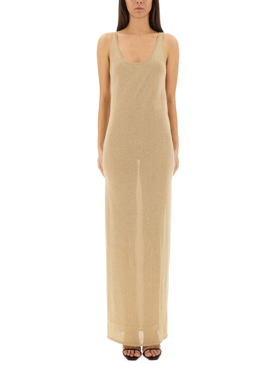 Saint Laurent Women Lurex Knit Dress