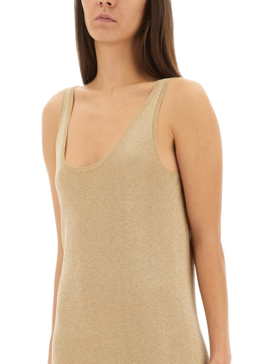 Saint Laurent Women Lurex Knit Dress