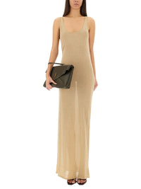 Saint Laurent Women Lurex Knit Dress