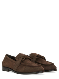 Bottega Veneta Men "Astaire" Loafer With "Knot" Detailing