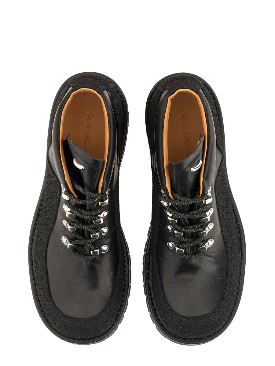 Our Legacy Men Leather "Quest" Shoe