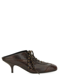 Dries Van Noten Women Leather Slip-On Mules