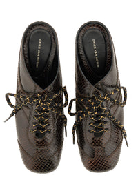 Dries Van Noten Women Leather Slip-On Mules