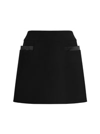 Dolce & Gabbana Women Double Crepe Basque Skirt