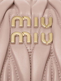 MIU MIU Miu Miu Women Wander Matelassé Nappa Leather Small Hobo Bag