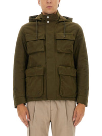 HERNO Herno Men Waxed Cotton Short Parka