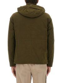 HERNO Herno Men Waxed Cotton Short Parka