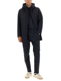 Herno Men Long Parka In Three Layers "Scuba"
