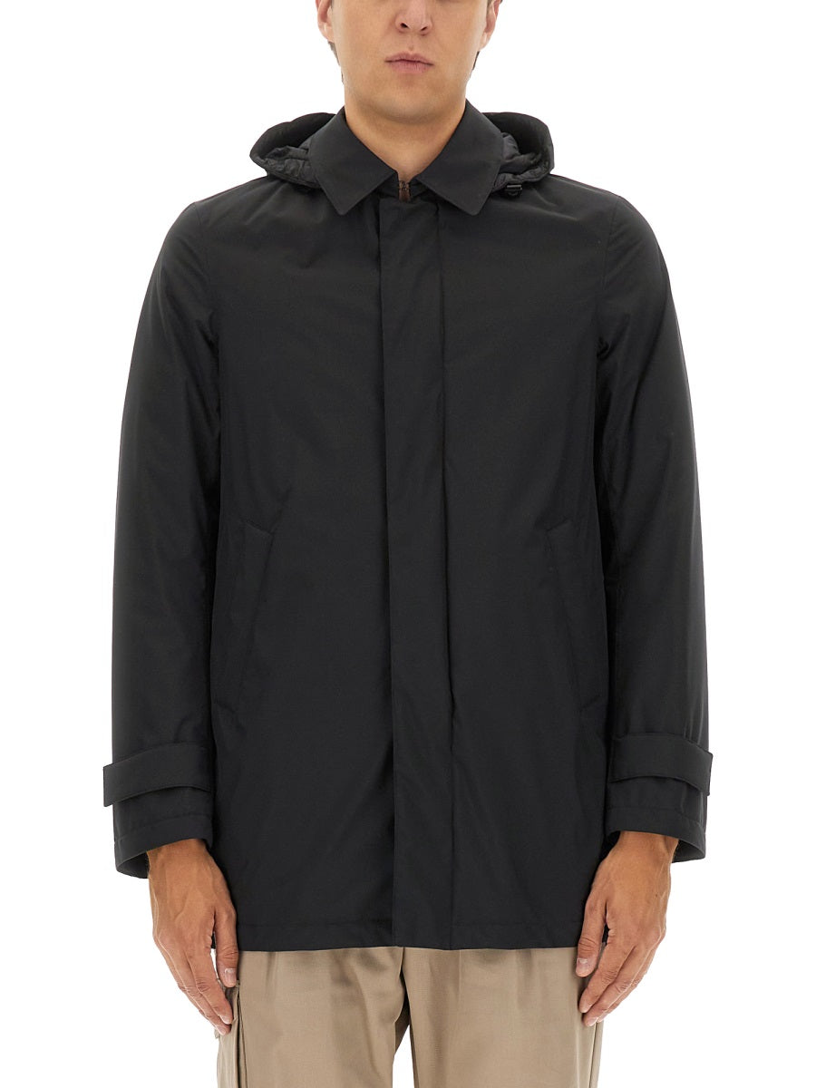 Herno Men Two-Layer "Windstopper" Long Parka