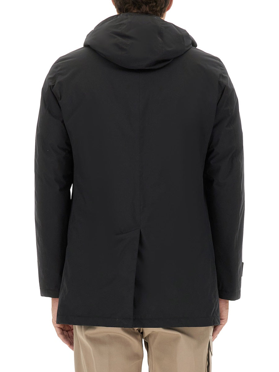 Herno Men Two-Layer "Windstopper" Long Parka