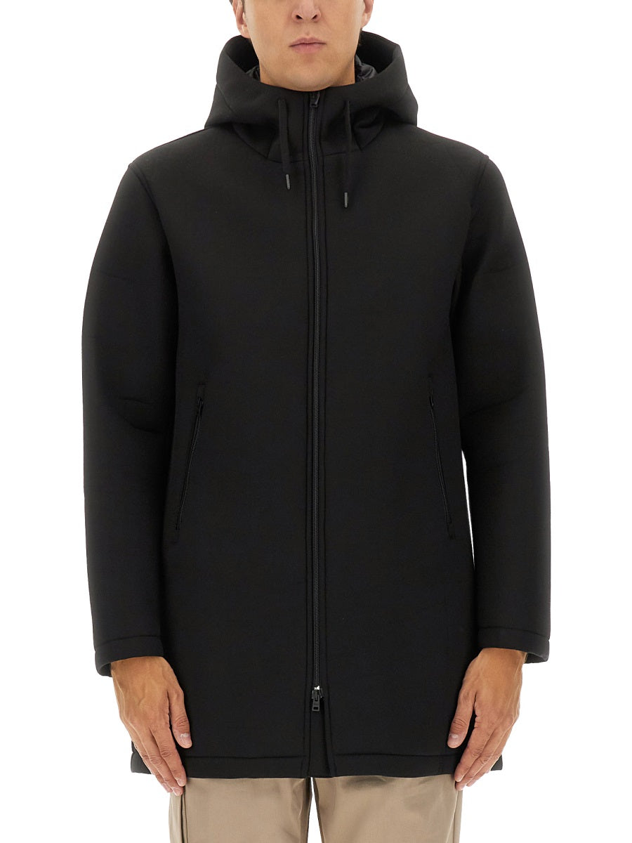 Herno Men Long Parka In Three Layers "Scuba"