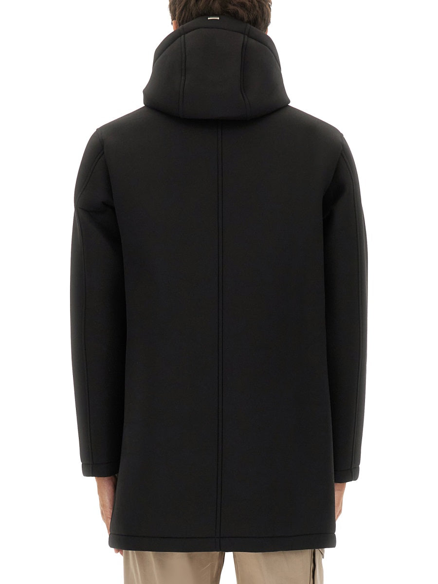 Herno Men Long Parka In Three Layers "Scuba"