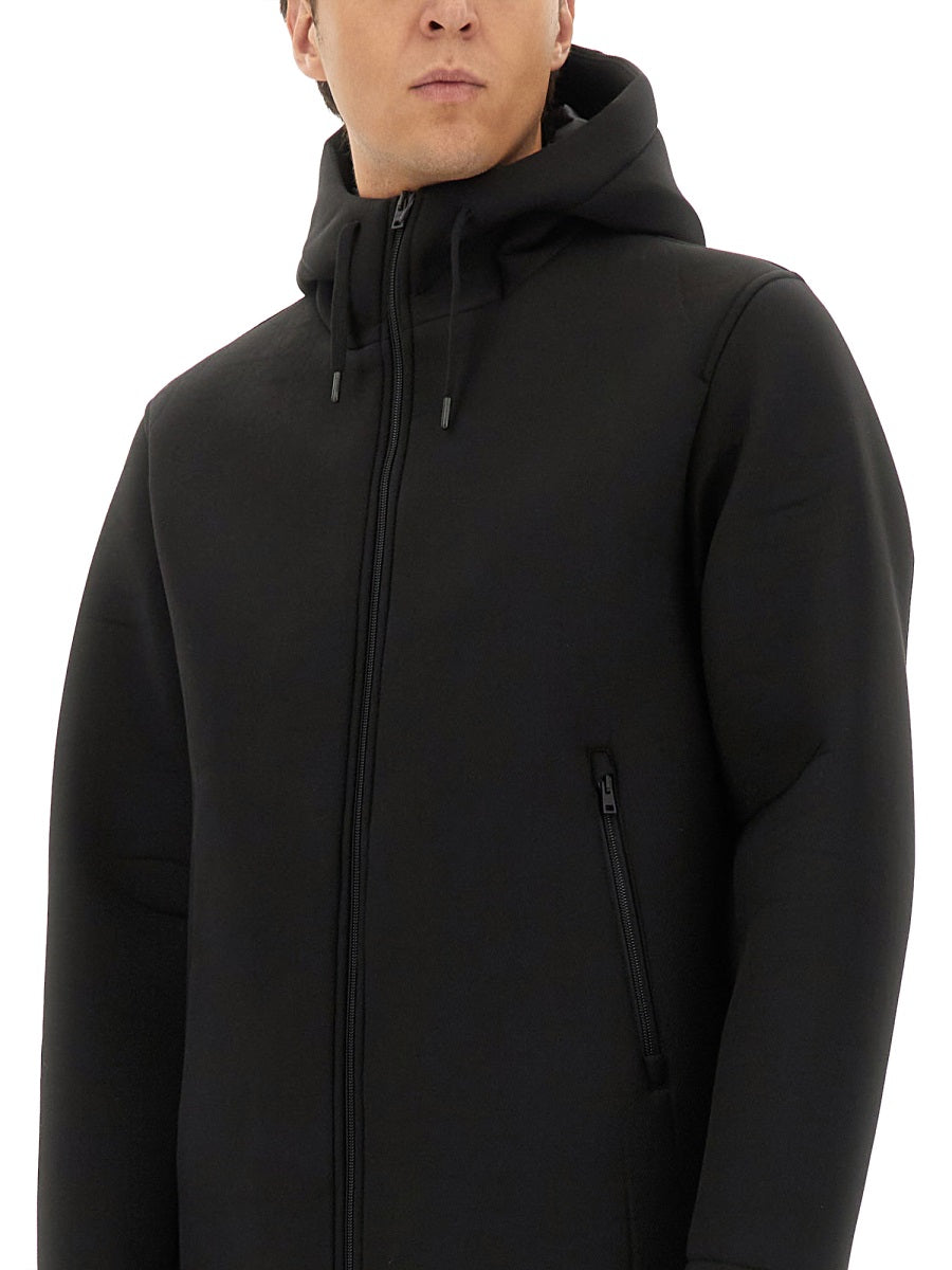 Herno Men Long Parka In Three Layers "Scuba"