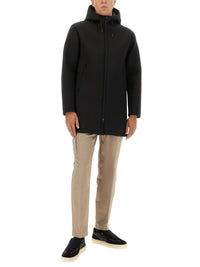 Herno Men Long Parka In Three Layers "Scuba"