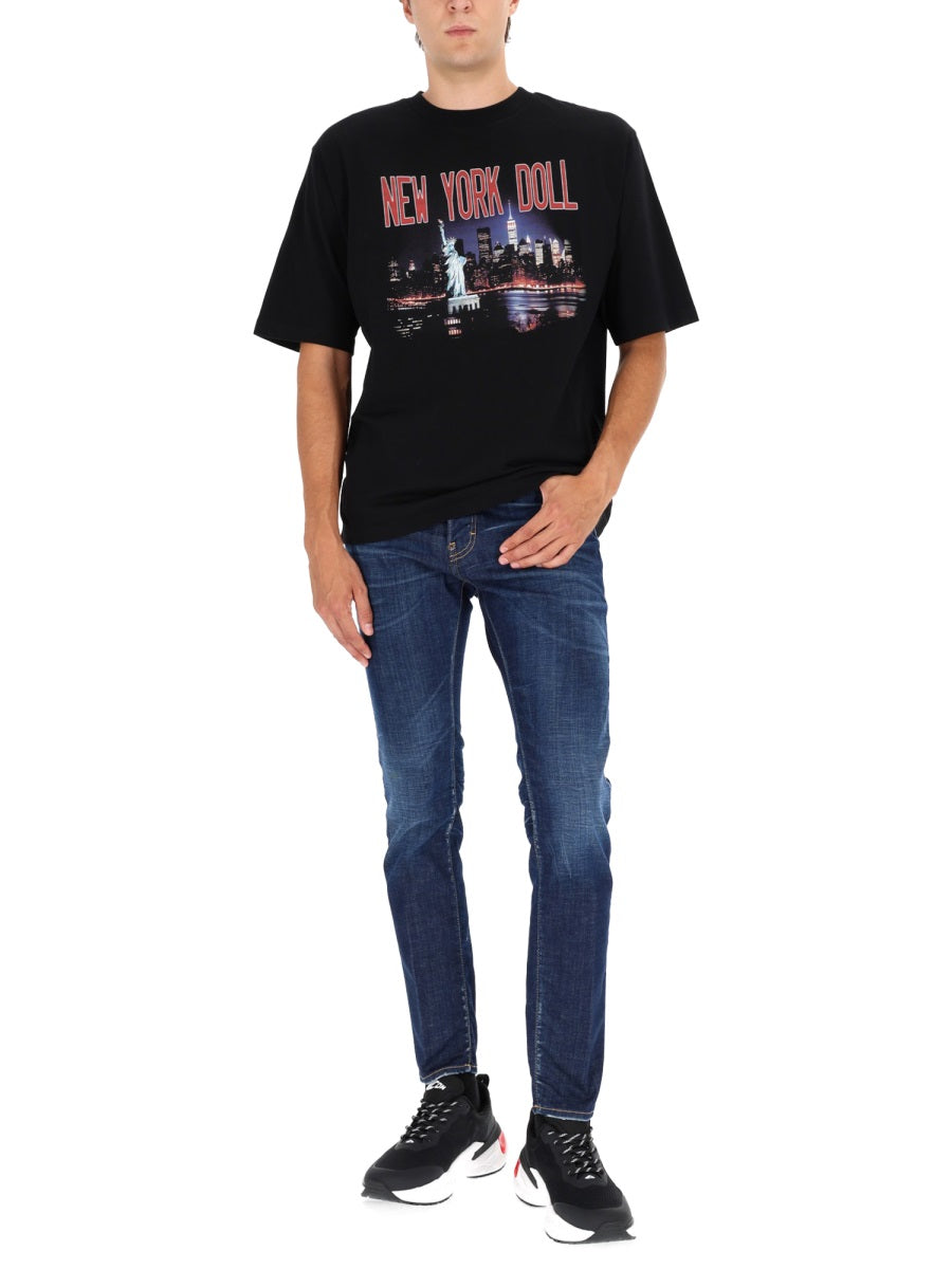 Dsquared2 Men Dsquared2 X Vaquera Print T-Shirt