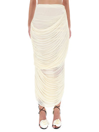Magda Butrym Women Draped Midi Skirt