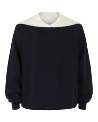 Ferragamo Mens Two-Tone Knit Sweater