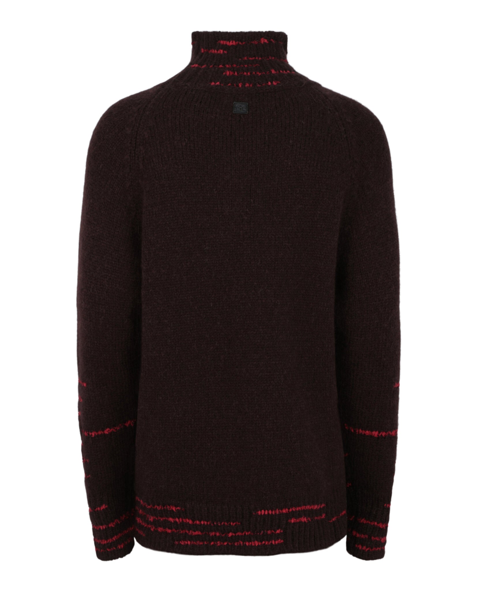 Ferragamo Mens Ribbon Stitched Sweater