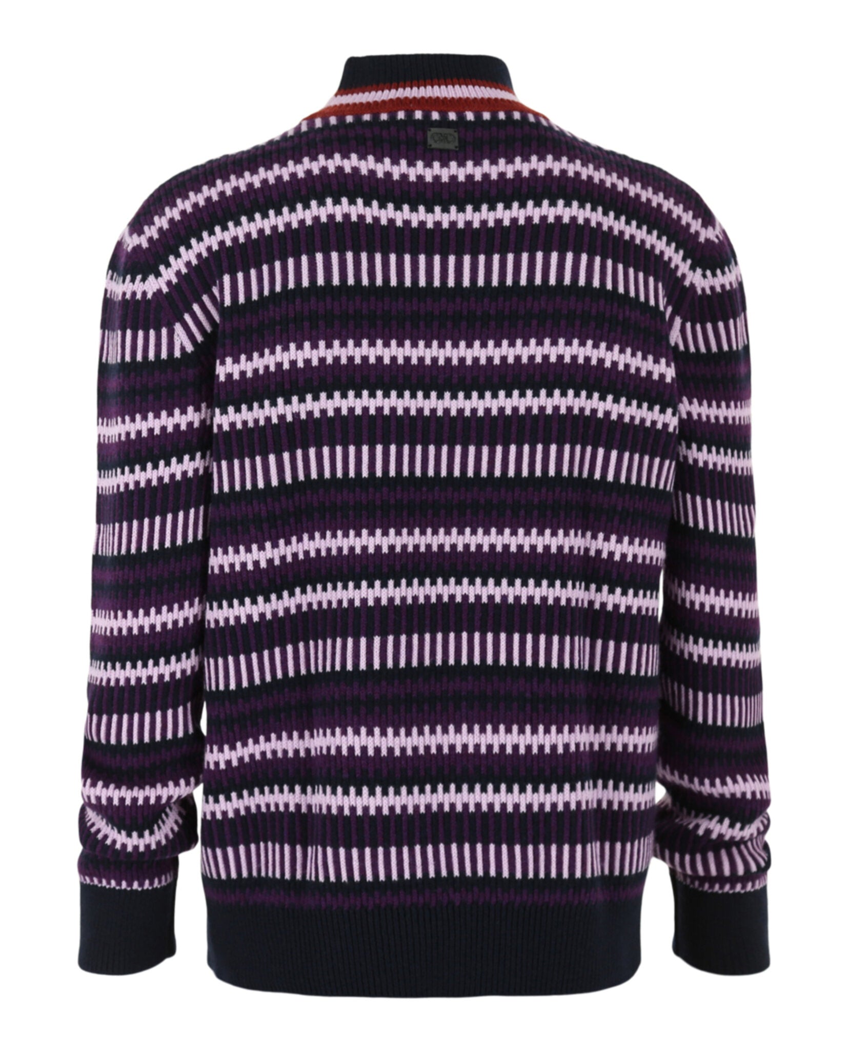 Ferragamo Mens Striped Cashmere-Blend Sweater