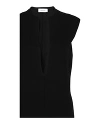 Ferragamo Womens Plunging Sleeveless Romper