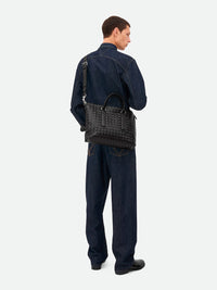 Bottega Veneta Men Intrecciato Soft Briefcase
