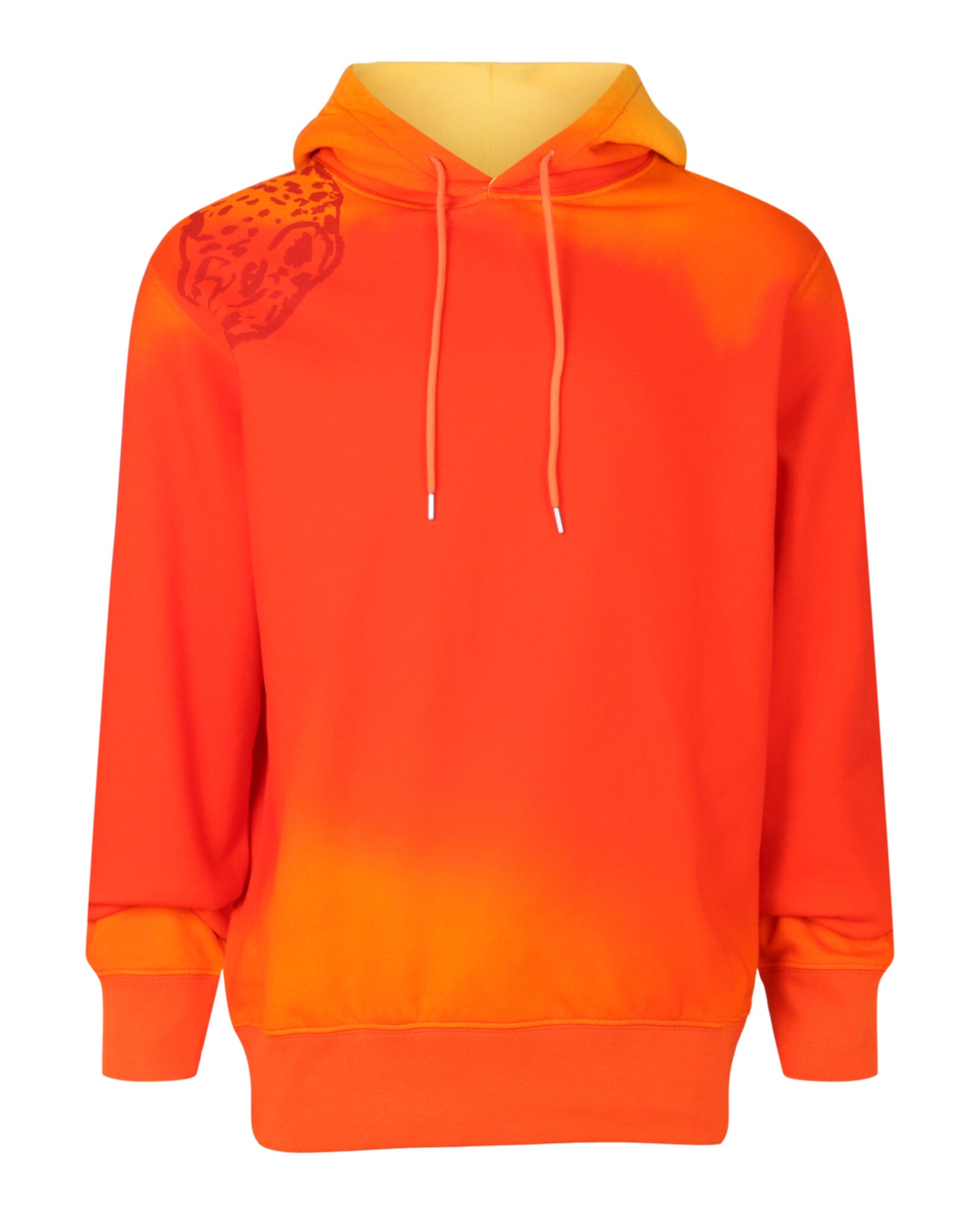 Ferragamo Mens Sunset-Print Cotton Hoodie