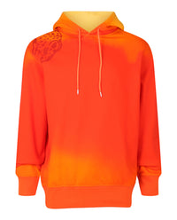 Ferragamo Mens Sunset-Print Cotton Hoodie
