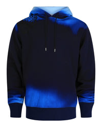 Ferragamo Mens Ombre Leopard Print Hoodie