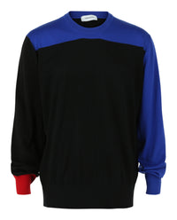Ferragamo Mens Colorblock Cashmere Sweater