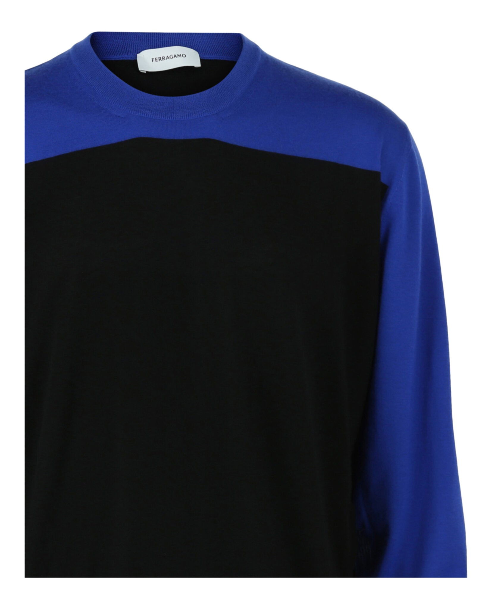 Ferragamo Mens Colorblock Cashmere Sweater