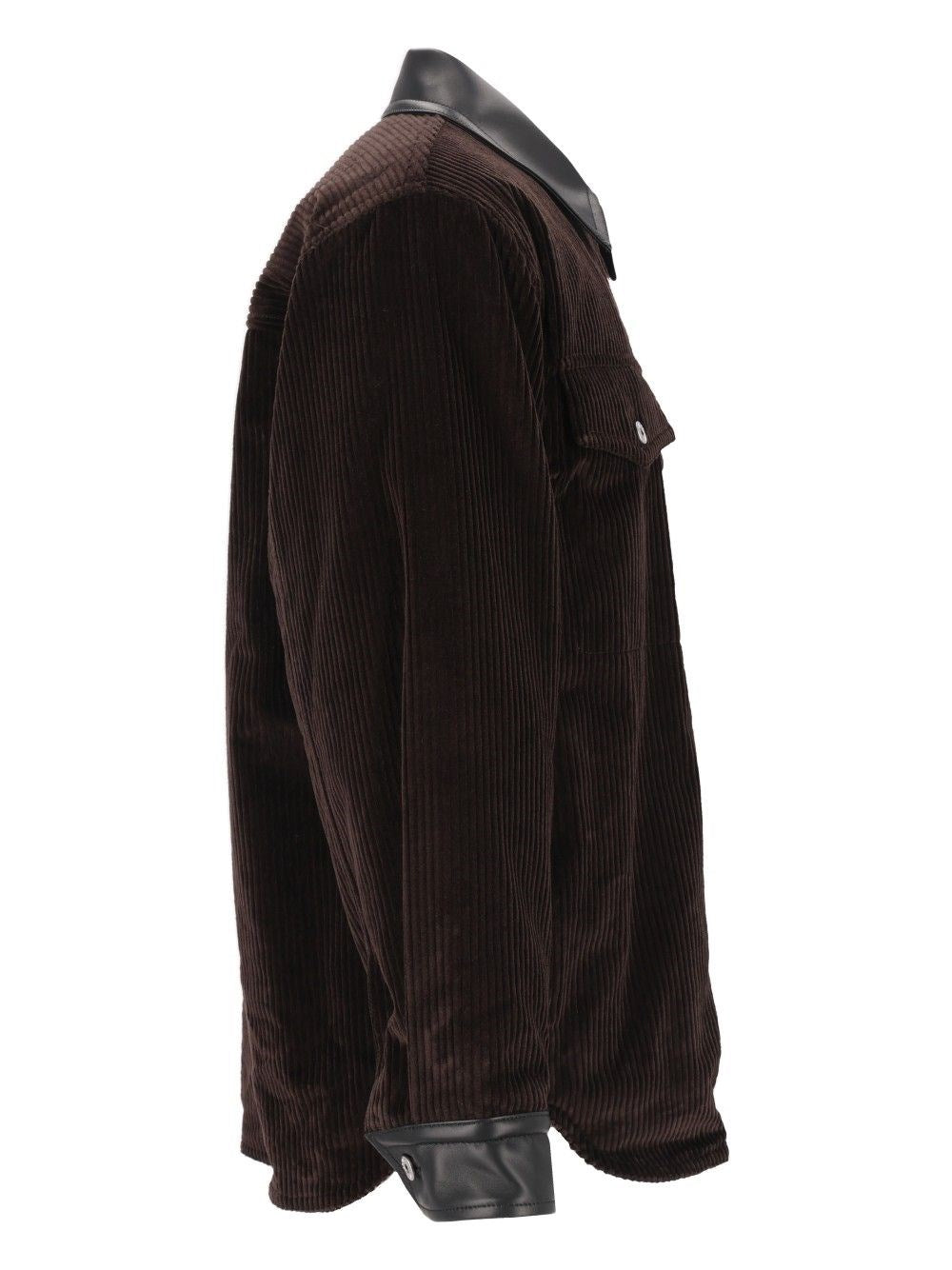 Bottega Veneta Men Cotton Corduroy Shirt Jacket