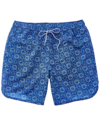 Tailorbyrd Tie Dye Bursts Swim Short Blue