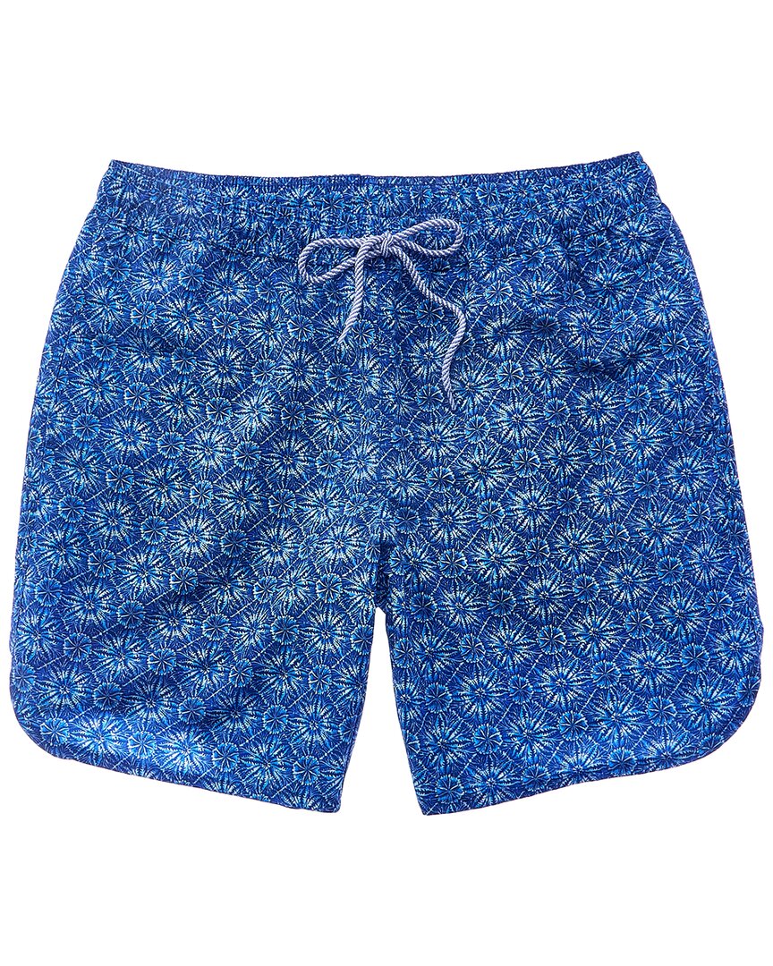 Tailorbyrd Tie Dye Bursts Swim Short Blue