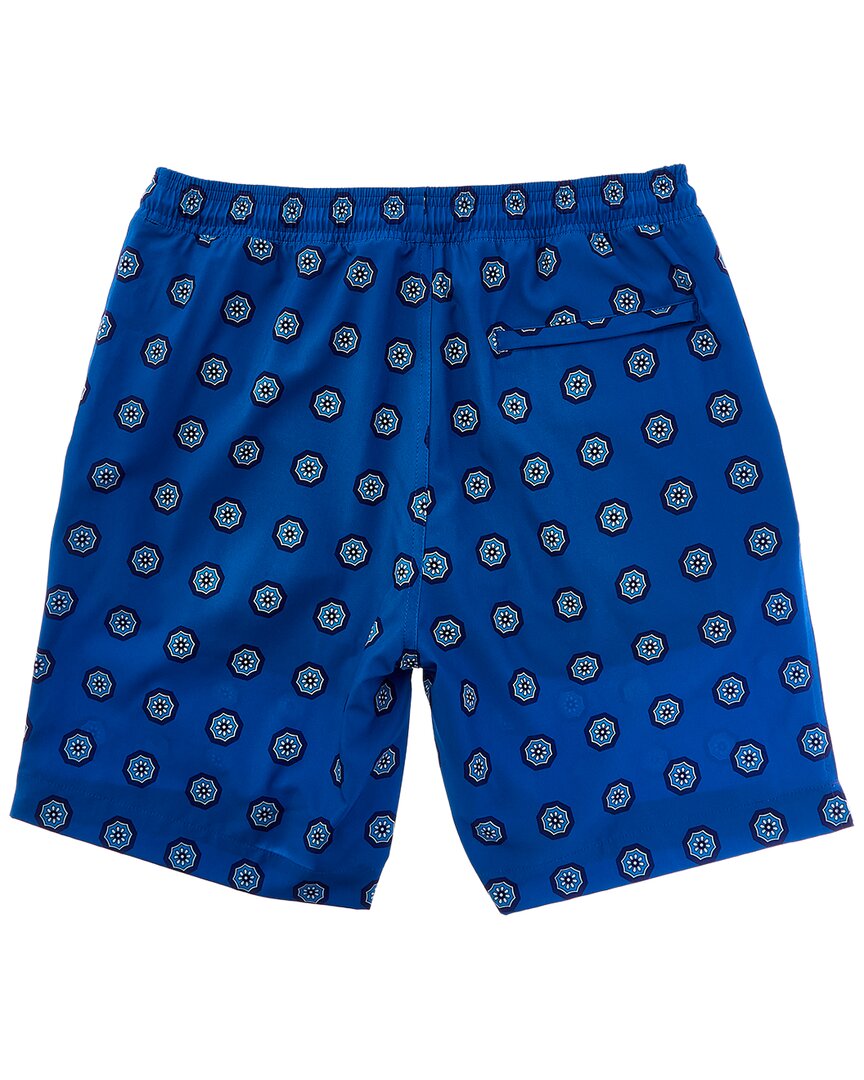 J.Mclaughlin Blue Shoreline Swim Short