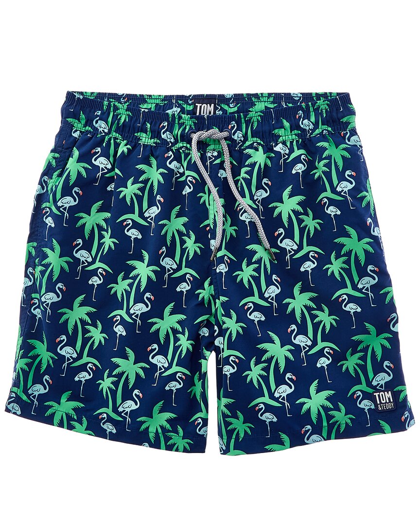 Tom & Teddy Tropics Swim Trunk