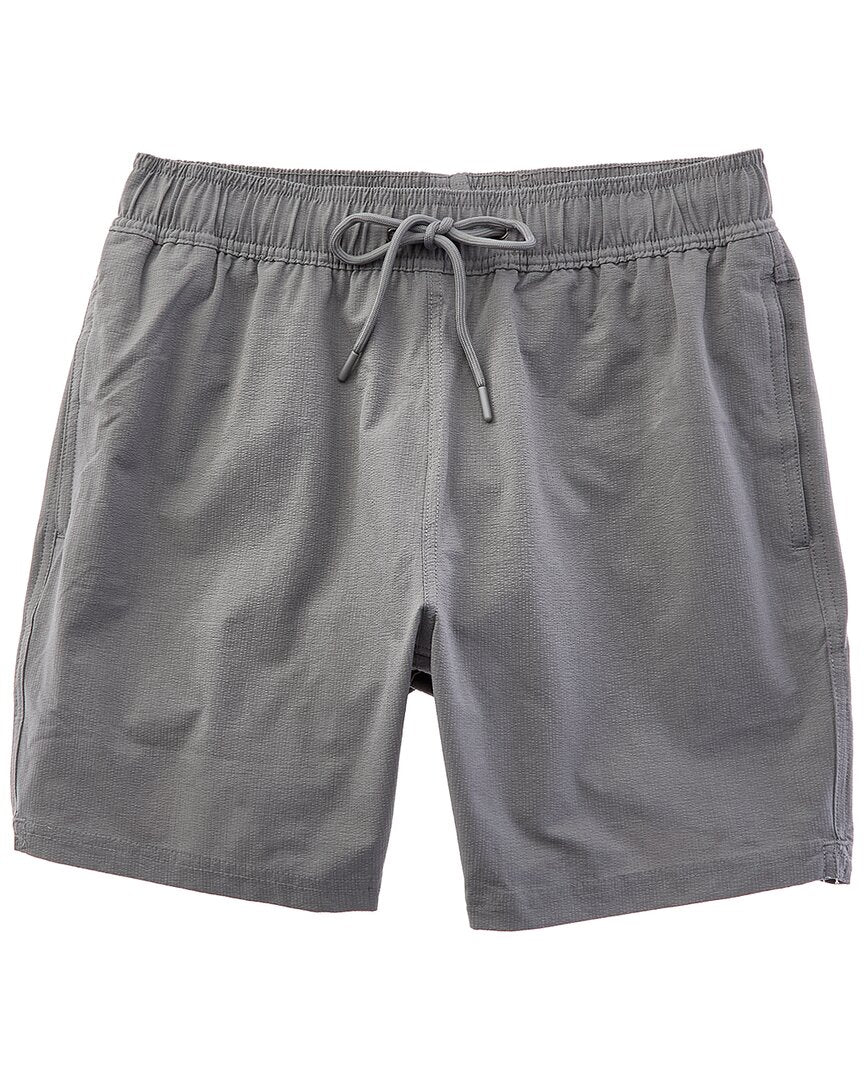 Beach Bros Textured Stretch Swim Trunk