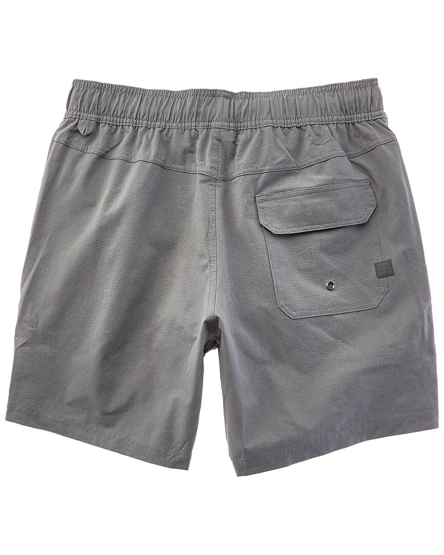 Beach Bros Textured Stretch Swim Trunk