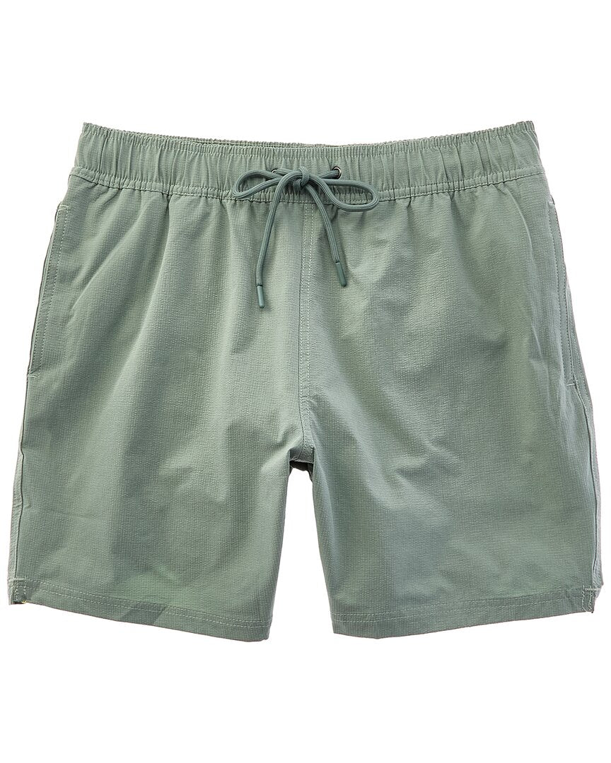 Beach Bros Textured Stretch Swim Trunk