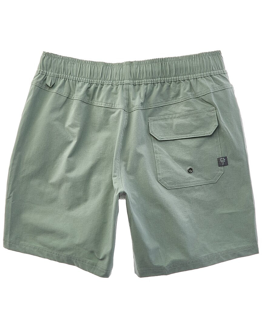 Beach Bros Textured Stretch Swim Trunk