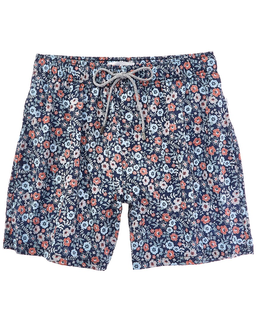 Vintage Summer Printed Swim Short