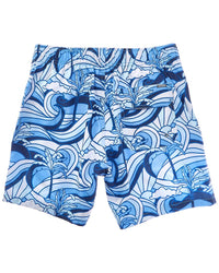 Vintage Summer Printed Swim Short