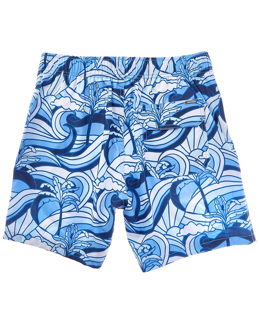 Vintage Summer Printed Swim Short