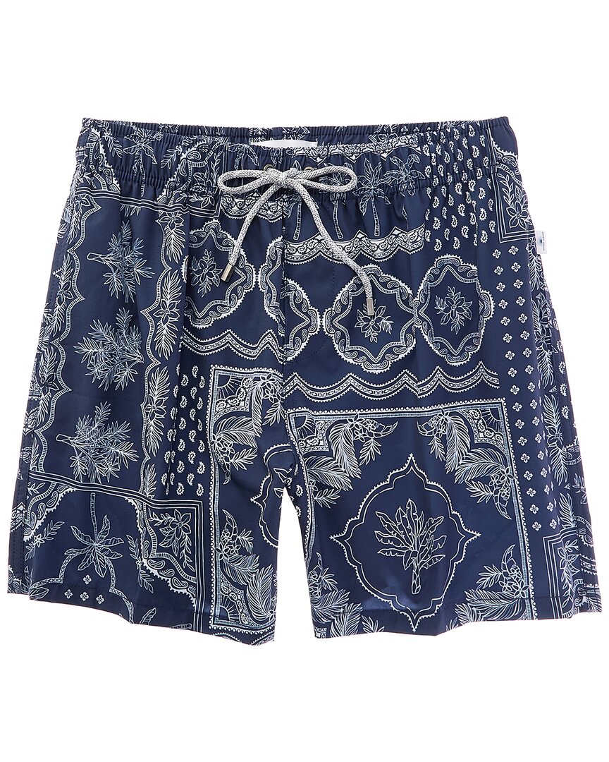 Vintage Summer Printed Swim Short