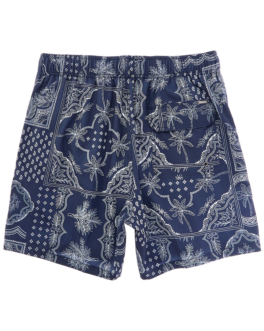 Vintage Summer Printed Swim Short