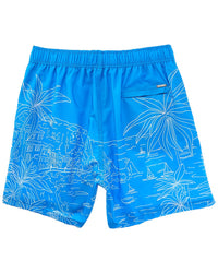 Vintage Summer 4-Way Swim Short