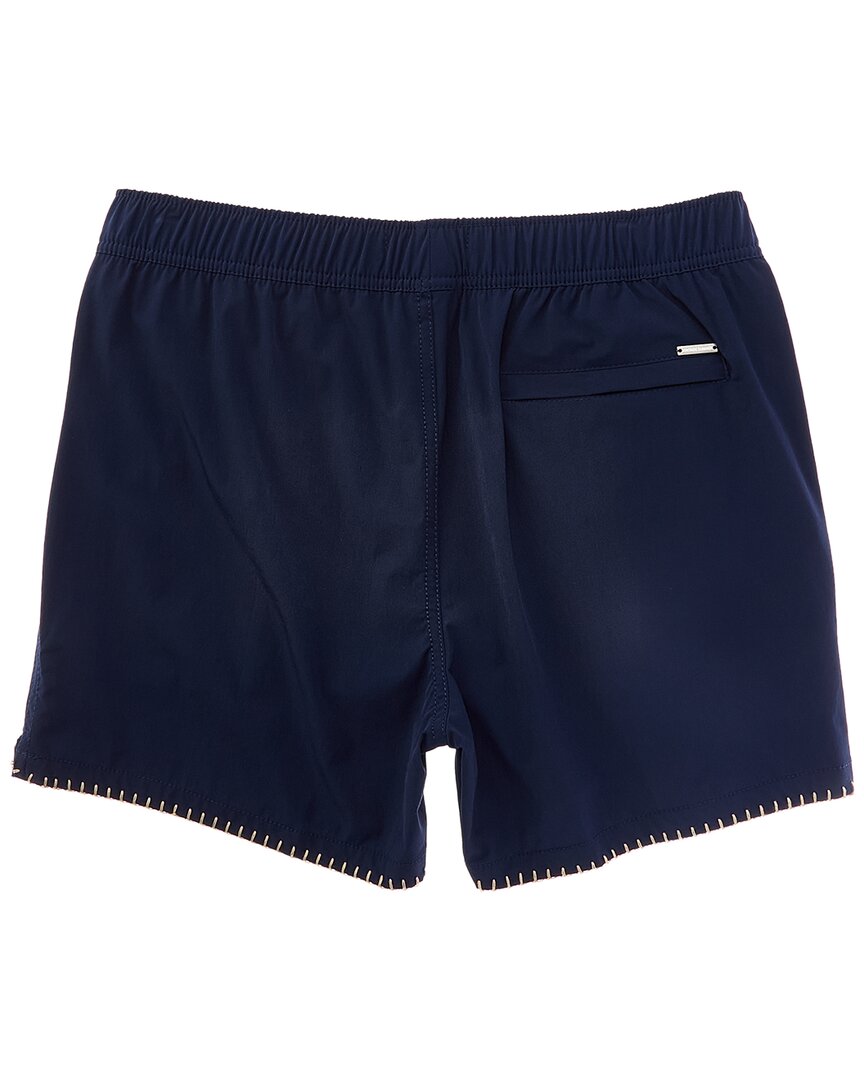 Vintage Summer Embroidered Swim Short