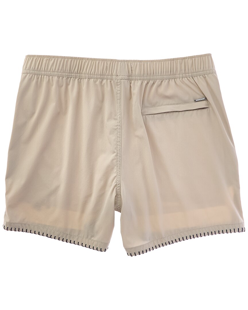 Vintage Summer Embroidered Swim Short
